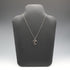 British Vintage Sterling Silver Mackintosh Rose Pendant with Sterling Silver Chain