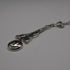 English Vintage Sterling Silver Glasgow Rose Pendant with Sterling Silver Chain
