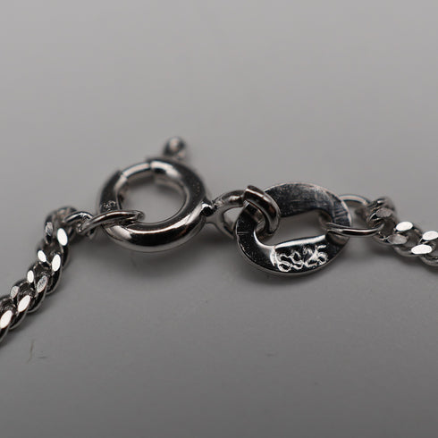 English Vintage Sterling Silver Glasgow Rose Pendant with Sterling Silver Chain