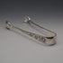 1899 Antique British Sterling Silver Tea Spoons (3) & Sugar Tongs Set, Total 76g by Gilmour&Watson