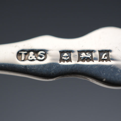 1960 UK Vintage Sterling Silver Teaspoon Set of 5, Total 63g, Turner & Simpson