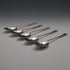 1960 UK Vintage Sterling Silver Teaspoon Set of 5, Total 63g, Turner & Simpson