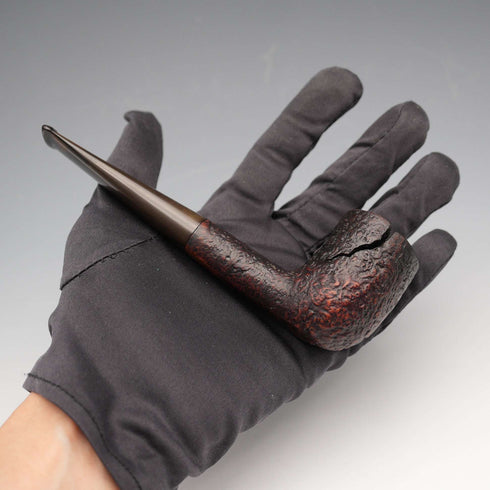 Circa 1967 British Vintage Dunhill Shell Briar Smoking Pipe, Cracked