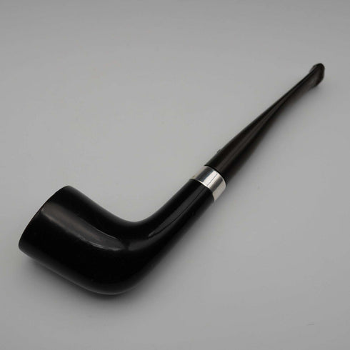 Vintage Ireland Peterson's CARA Smoking Pipe Sterling Silver Accents
