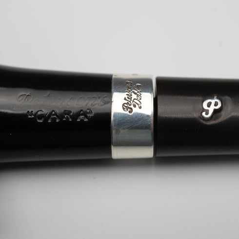 Vintage Ireland Peterson's CARA Smoking Pipe Sterling Silver Accents