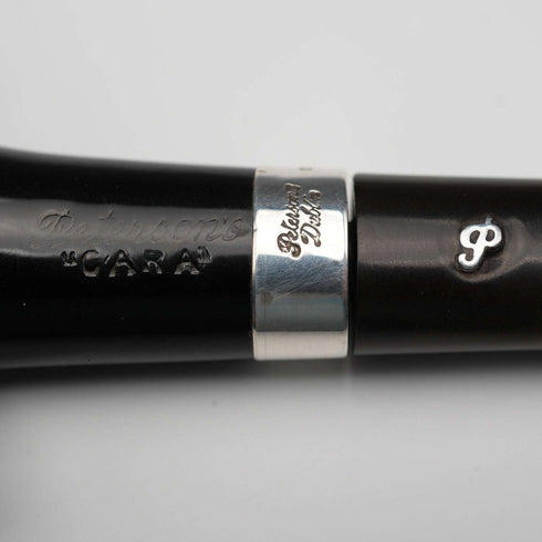 Vintage Ireland Peterson's CARA Smoking Pipe Sterling Silver Accents