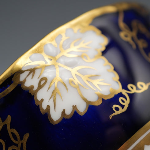 UK Vintage Royal Crown Derby "Vine Cobalt" Cup & Saucer