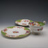 UK Vintage Paragon "Rockingham Green" Teacup Trio Pair