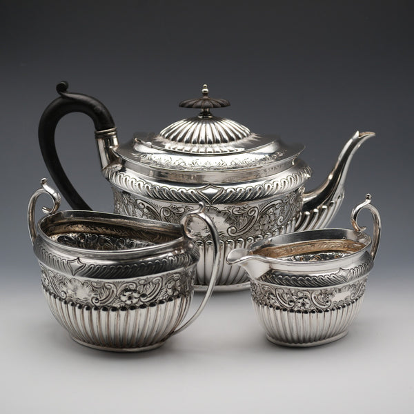 約1900年 英國古董鍍銀茶具 Walker&Hall