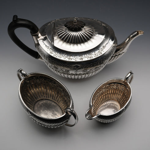 約1900年 英國古董鍍銀茶具 Walker&Hall