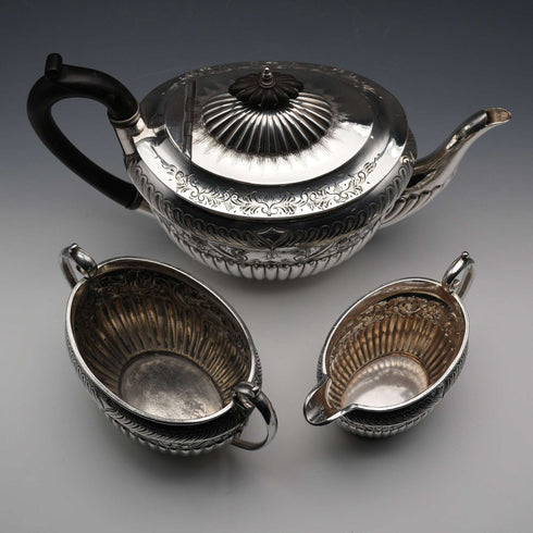 約1900年 英國古董鍍銀茶具 Walker&Hall