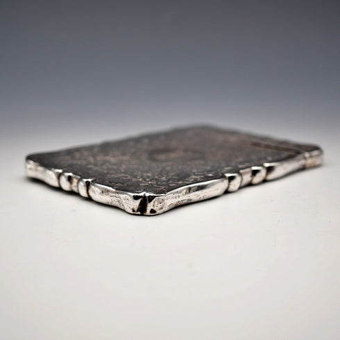 1885年 英国アンティーク 純銀製カードケース 54g Frederick Marson