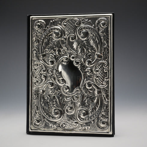 Italian Vintage Sterling Silver Address Book in Box, Unused