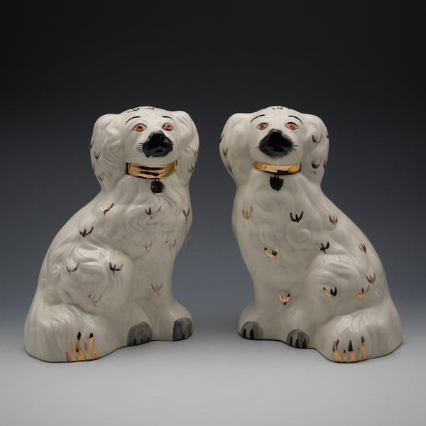 英國古董 Beswick 貝斯維克 斯塔福德郡犬 1378-5 高20公分