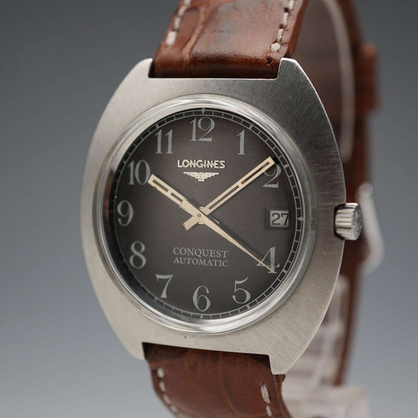 Circa 1975 Longines Conquest Automatic 3-Hand Calendar Wristwatch Cal.L633.1, good working condition