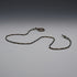 Vintage two-tone alloy Albert chain with a spring ring clasp