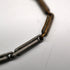 Vintage two-tone alloy Albert chain with a spring ring clasp