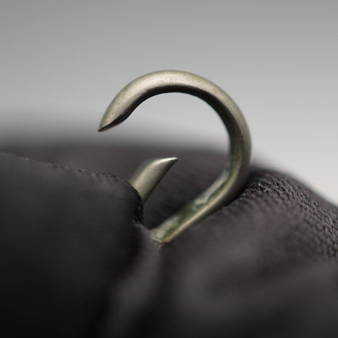 Vintage two-tone alloy Albert chain with a spring ring clasp