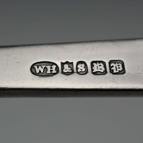 British Antique Silver Plate Sandwich Tongs by William Hutton