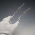 British Antique Silver Plate Sandwich Tongs by William Hutton
