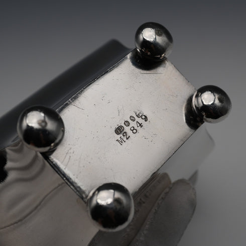 英國古董鍍銀茶葉罐 James Deakin & Sons