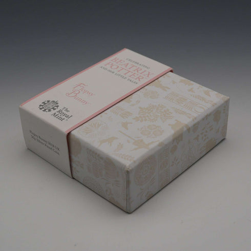 英國 碧雅翠絲·波特 誕生150週年紀念 「小兔彼得的表親Flopsy」50便士紀念銀幣 RoyalMint 附盒裝說明書 23782