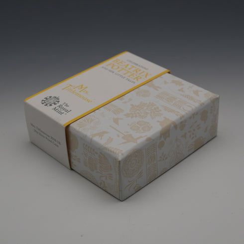 英国 ビアトリクス・ポター 生誕150年記念 「ティトルマウス夫人」50ペンス記念銀貨 RoyalMint ケース・説明書付 26336