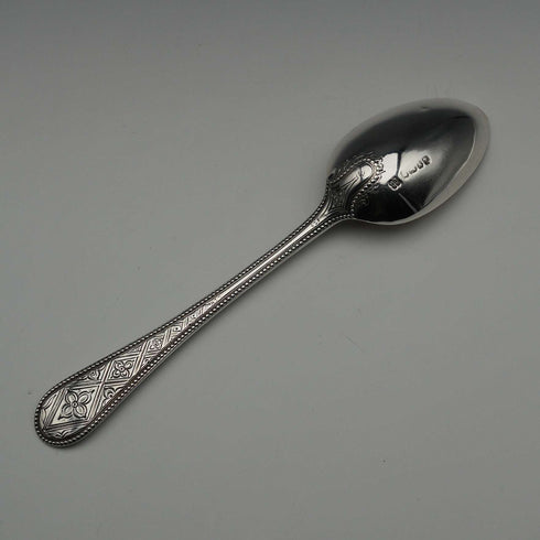 1866年 英國古董純銀洗禮湯匙 37g 附盒 Martin, Hall&Co