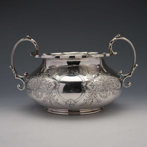 1882年 英國古董鍍銀茶具 Elkington