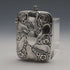 1895 Antique British Sterling Silver Vesta Case 32g Lines, Bunn & Mason