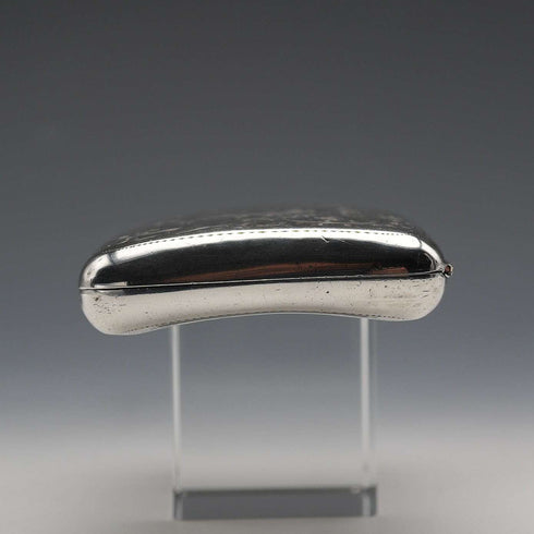 1906 British Antique Sterling Silver Cigarette Case 65g William Neale