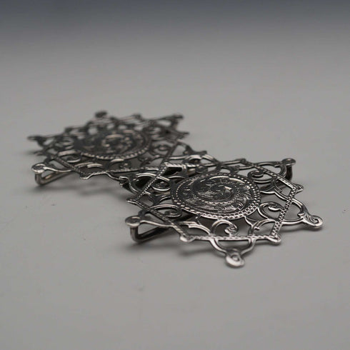 1900 English Antique Sterling Silver Nurse's Belt Buckle 21g Adie & Lovekin
