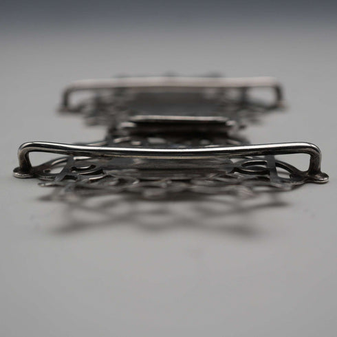 1900 English Antique Sterling Silver Nurse's Belt Buckle 21g Adie & Lovekin