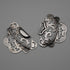 1900 English Antique Sterling Silver Nurse's Belt Buckle 31g Stainton Brothers