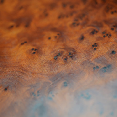 British Vintage Burr Wood Box