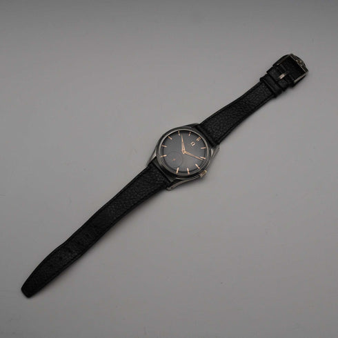 Circa 1950 Omega Men's Mechanical Watch Ref. 2503-1 Cal. 265 Black Dial Good Working Order
