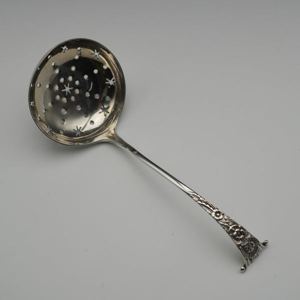 1906年 英國古董 純銀糖粉篩 15克 William Hutton&Sons Ltd
