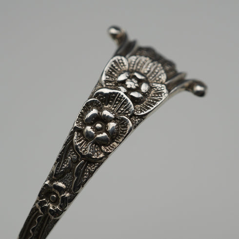 1906年 英國古董 純銀糖粉篩 15克 William Hutton&Sons Ltd