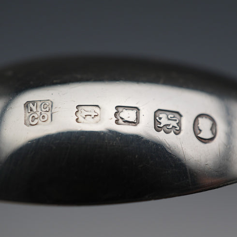1934年 英國復古純銀禧年茶匙6件組 共55克 Northern Goldsmiths Co 附盒