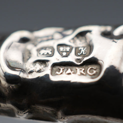 1910年 英國古董 純銀手柄撐手套器 J&R Griffin