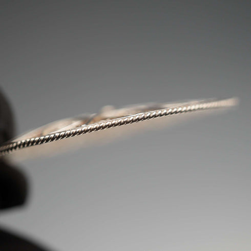 ヴィンテージ 純銀製 フィリグリーペンダント 純銀ネックレス付 計12.1g