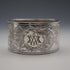 Antique British silver plate napkin rings, set of 6