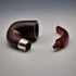 1912 British Antique AWC Smoking Pipe with Sterling Silver Decoration in Case