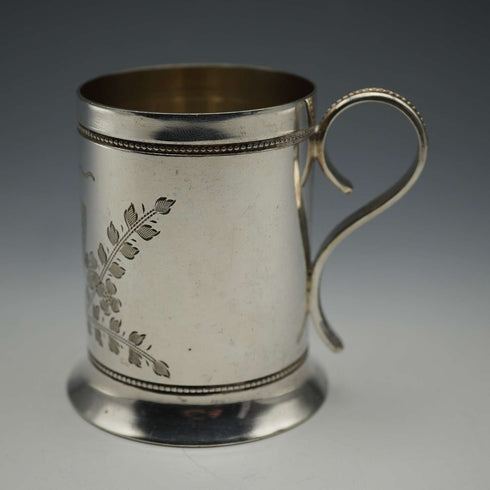 約1906年 英國古董鍍銀洗禮杯 Daniel&Arter