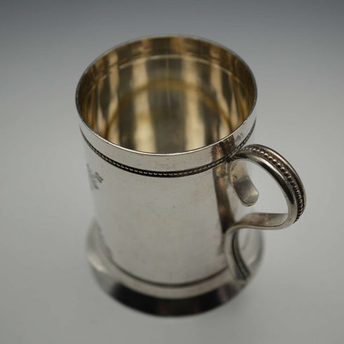 約1906年 英國古董鍍銀洗禮杯 Daniel&Arter