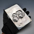 1904 Antique English Sterling Silver Bible Cover, Reynolds' Angels by William Comyns