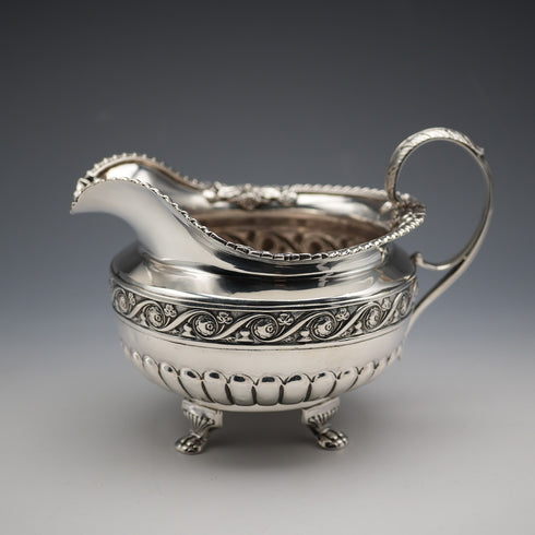 1822年 英國古董 愛爾蘭 純銀壺 247克 James Scott