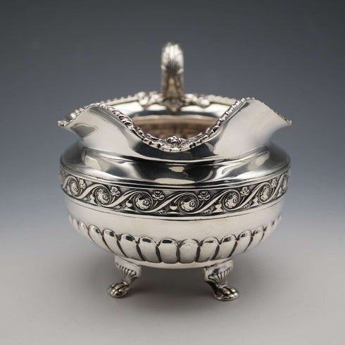 1822年 英国アンティーク アイルランド 純銀製ジャグ 247g James Scott