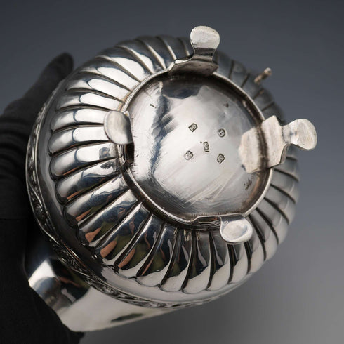 1822年 英国アンティーク アイルランド 純銀製ジャグ 247g James Scott
