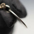 UK Antique Silver Plated Albert Chain with 1838 Sixpence Silver Fob